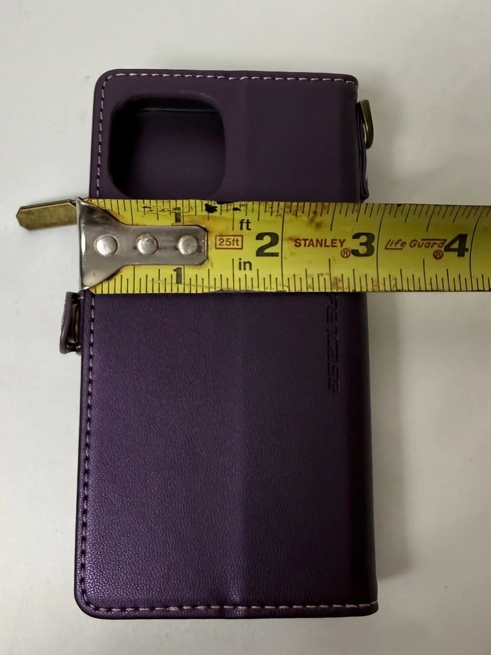 Purple Faux Leather iPhone 12 Mini / 13 Mini Wallet Case ✨📱